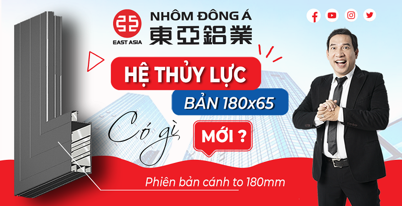 Cửa Thủy Lực Khung Nhôm